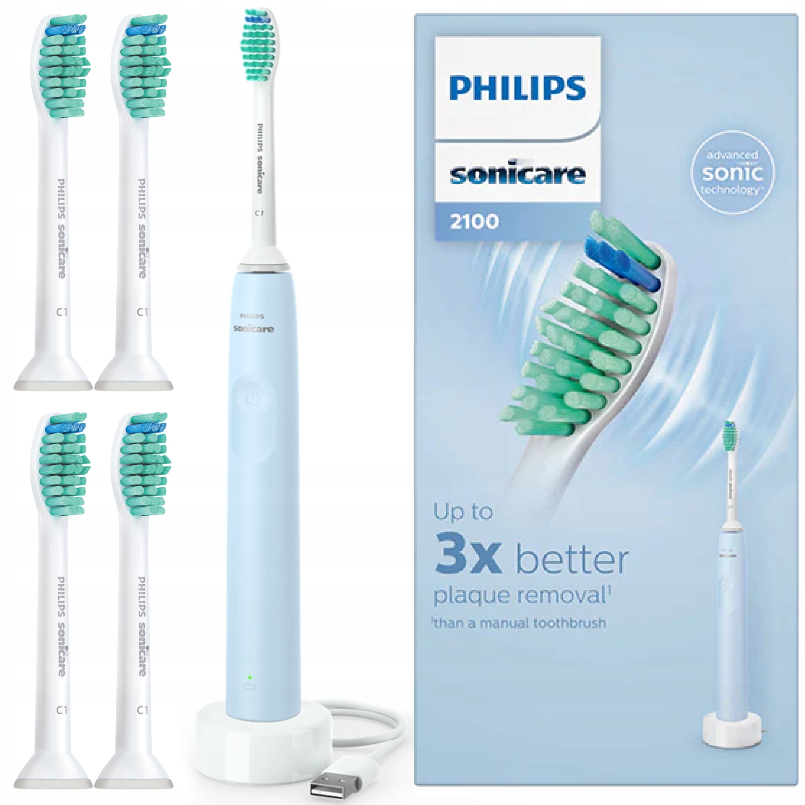 Philips Sonicare 2100 HX3651/12 Sonická zubná kefka
